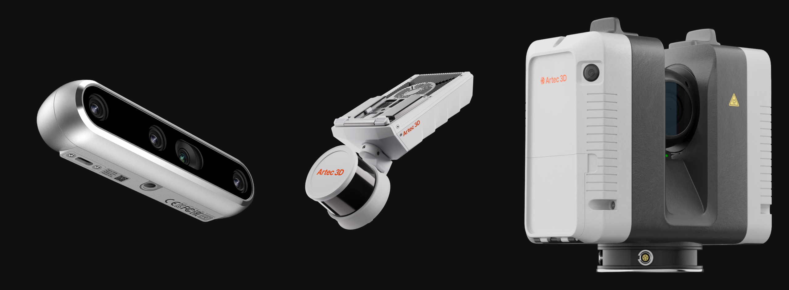 LiDAR scanning hardware examples