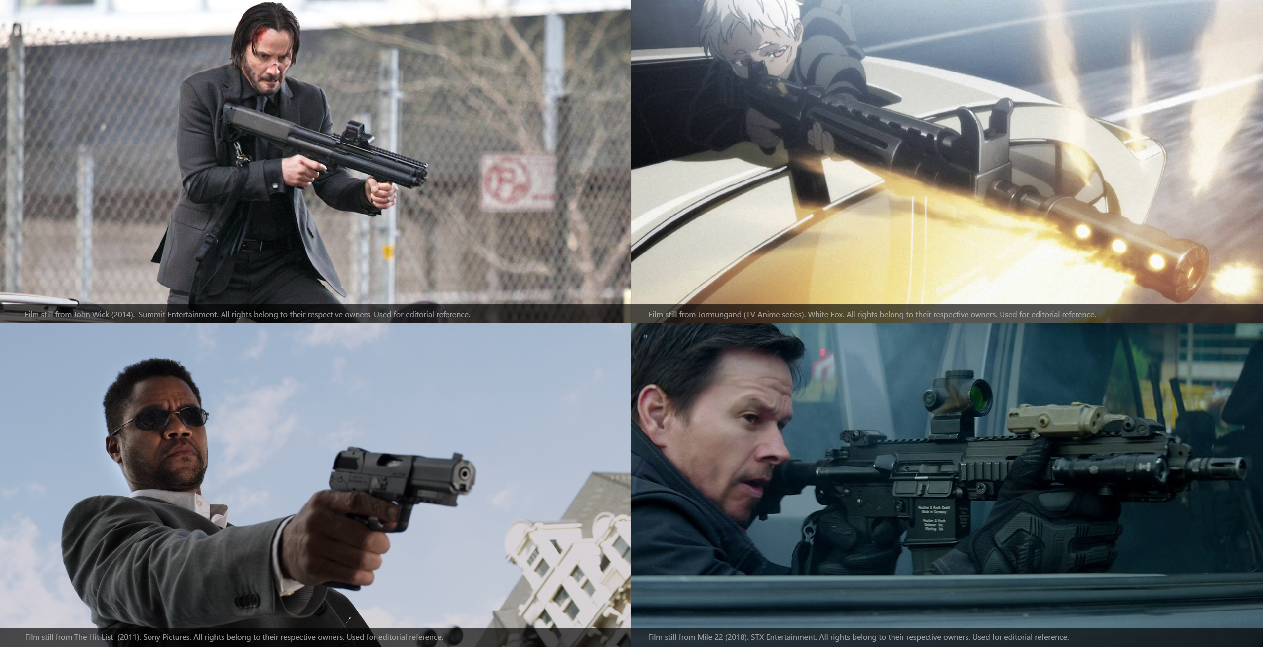 Tactical and enthusiast-level weapon assets
