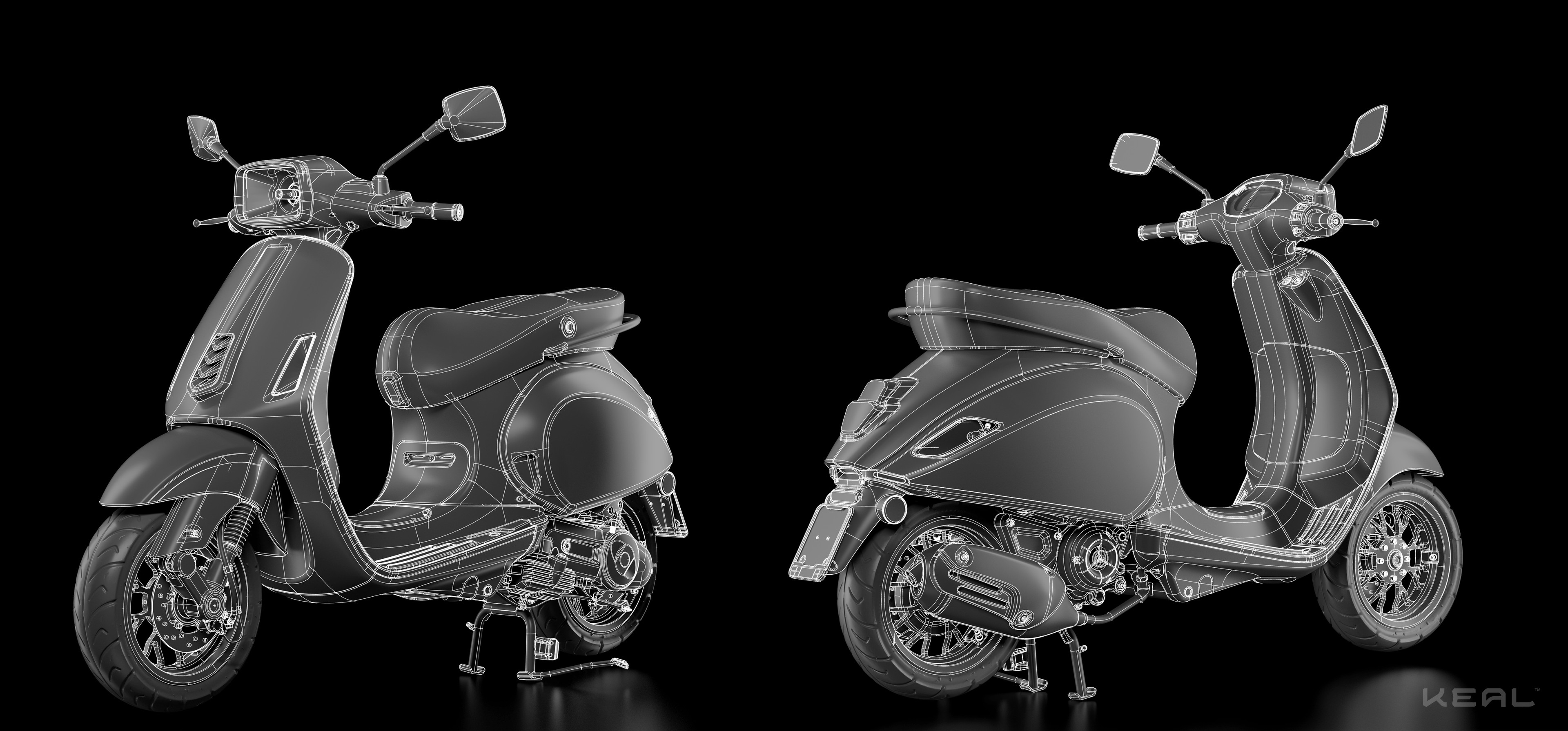 Laser scan with CAD overlay